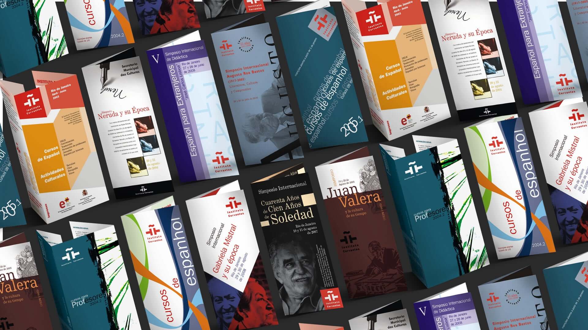 Folders do Instituto Cervantes