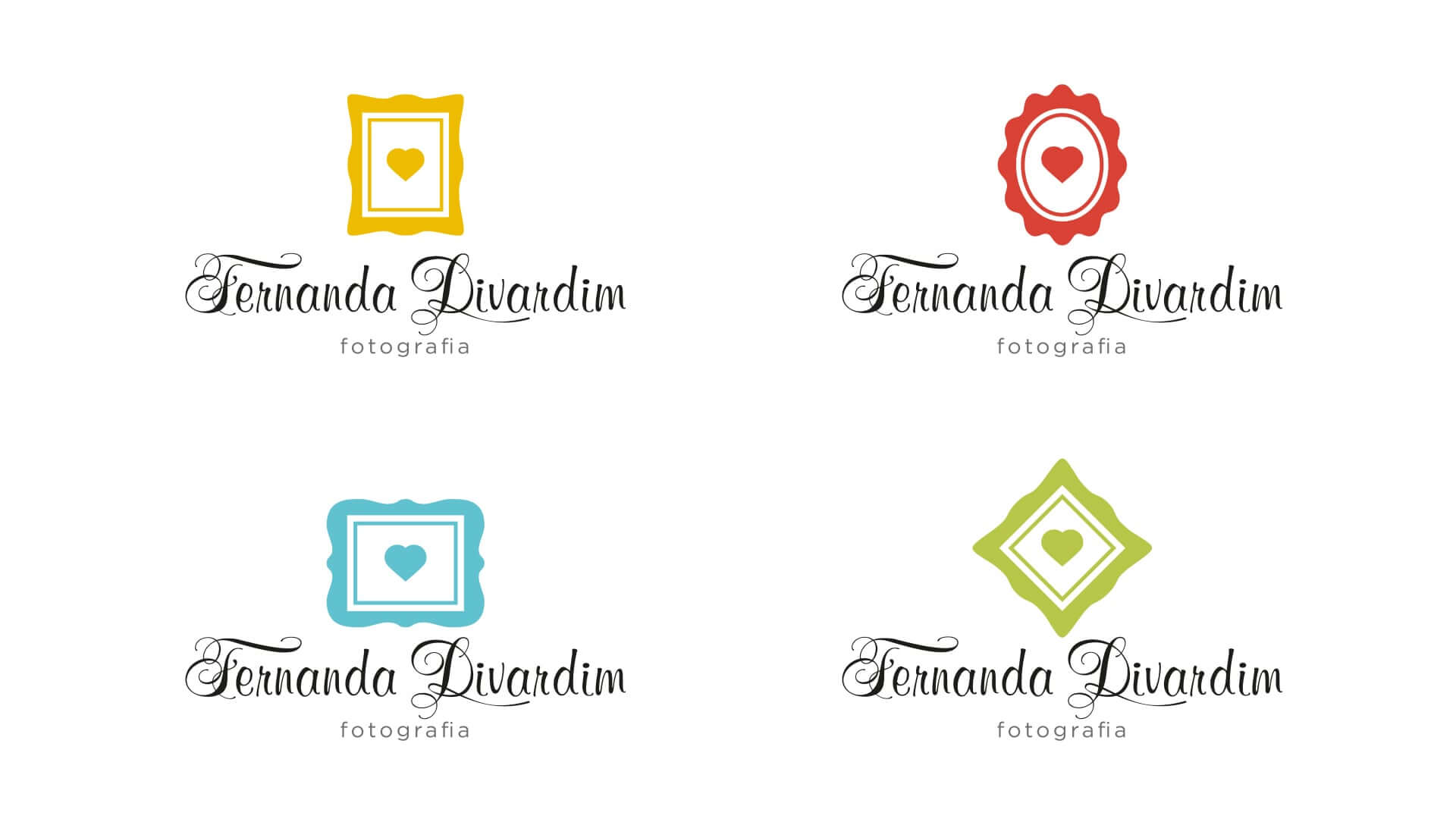 Variações da marca Fernanda Divardim