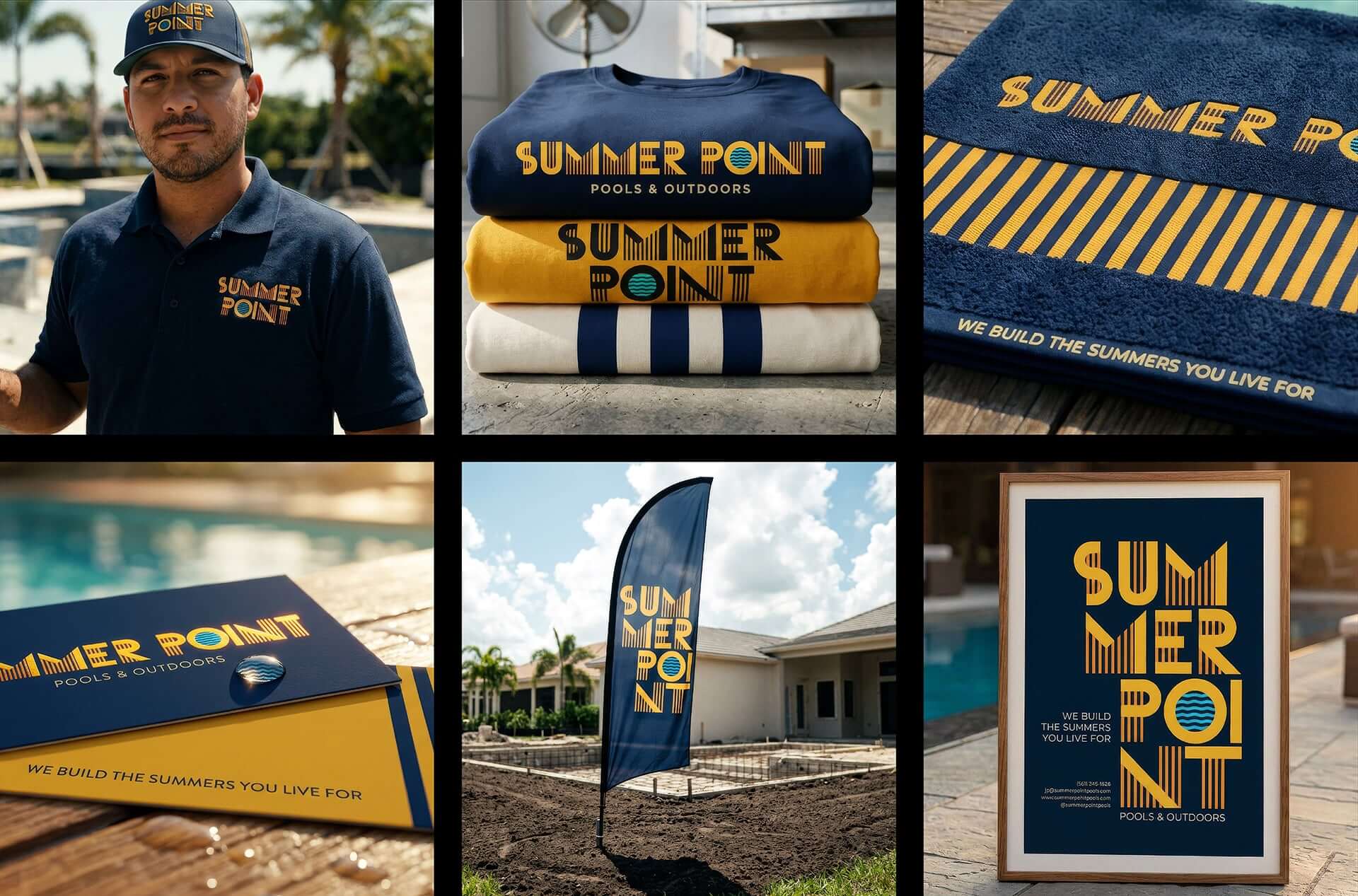 Aplicações da marca Summer Point
